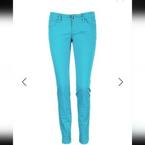 Armani JEANS baby Blue Slim Fit Logo Pants 32x33